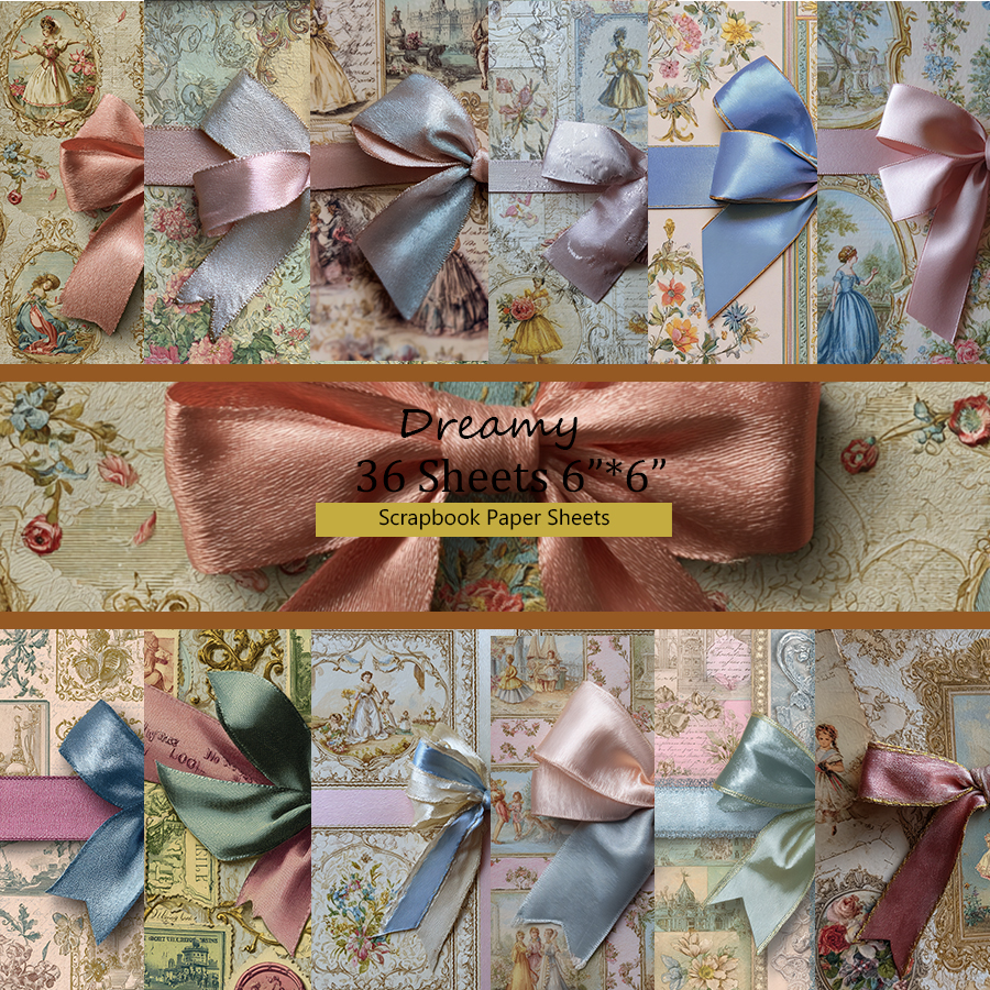 Scrapbook Paper Pack (36 Sheets, 6"x6"): Bohemian Tassel Designs for Scrapbooking, Origami & Boho Junk Journal – Craft Set: 9