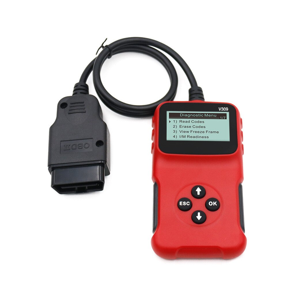 V309 Scanner de voiture OBD2, outil de Diagnostic automobile, lecteur de Code, vérification du moteur, testeur automobile, PK Elm327