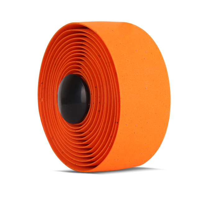GIZABOSS manillar de bicicleta de carretera cinta bicicleta 1 par Luz de astillas de madera aserrín Anti-Slip bicicleta barra cinta bicicleta: Orange