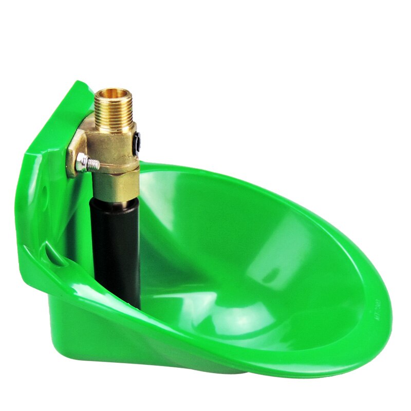 Válvula de cobre para ganado, tazón de agua automático, bebedero de agua para ovejas y cerdo, herramienta táctil para beber animales, herramientas de granja avícola grande: Drinker bowl