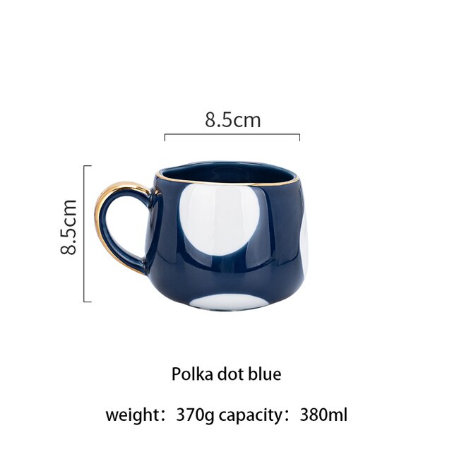 Creatieve Thuis Keramische Mok Licht Luxe Nordic Koffie Mokken Japanse Eenvoudige Water Cup Melk Sap Koffie Paar Paar Kopjes: 2