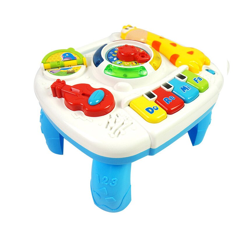 Muziek Tafel Baby Speelgoed Leren Machine Educatief Speelgoed Muziek Leren Tafel Speelgoed Muziekinstrument Voor Peuter 6 Maanden +