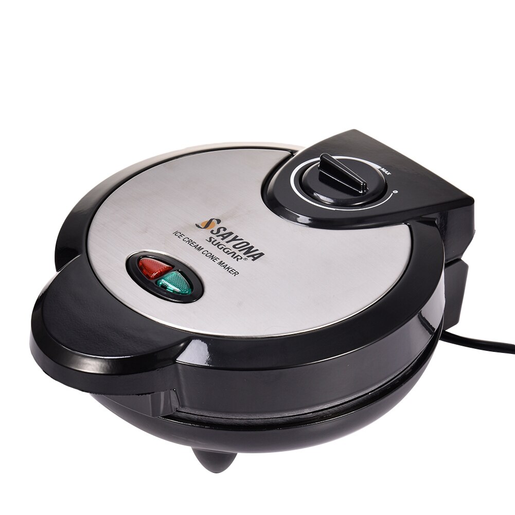 Multifunction Mini Waffle Maker Electric Doughnut Ice Cream Cone Grill Cake Oven Pan Eggette Machine Plates EU UK Plug: EU