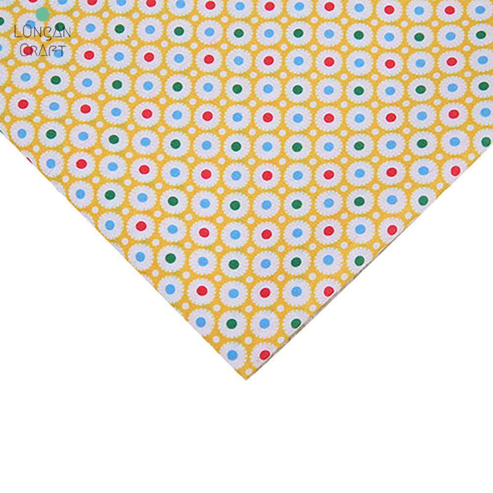 Printed 100% Polyester Fabric Cloth Handmade DIY Sewing Material Patchwork Needlework Fabric 50cmx150cm