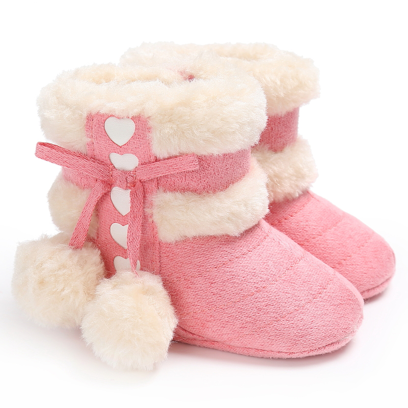 Winter Snowboots Voor Pasgeboren Baby Meisjes Booties Warm Houden Pluche Binnenkant Anti-Slip Baby Baby Peuter Cute Soft bodem Schoenen Ugg