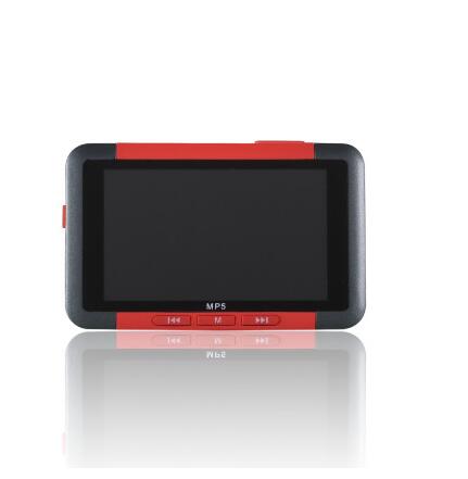 MPLSBO 4GB 8GB 3'' Mp4 MP5 Video Player Build-in Speaker MP3 MP4 Music Player FM Radio Recorder E-book: Red / 8GB