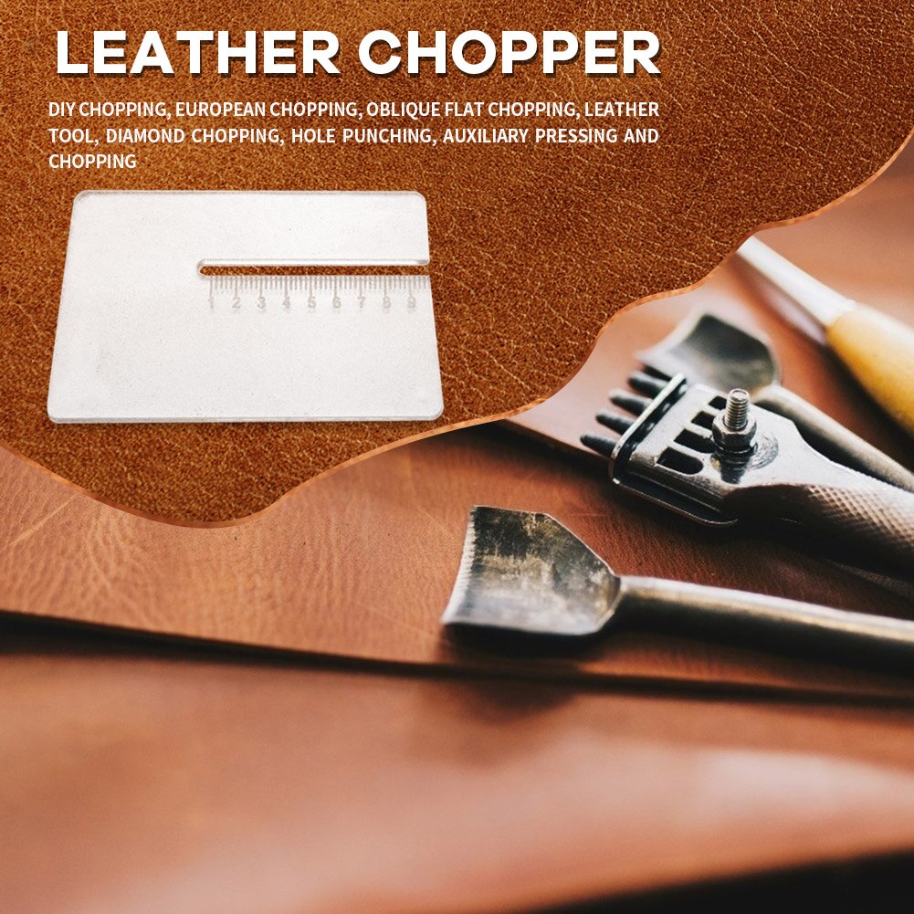 DIY Handmade Leathercraft Diamond Punch Auxiliary Tool Acrylic Punch Puller High Clear Punch Assist Pressing Mold Prevent