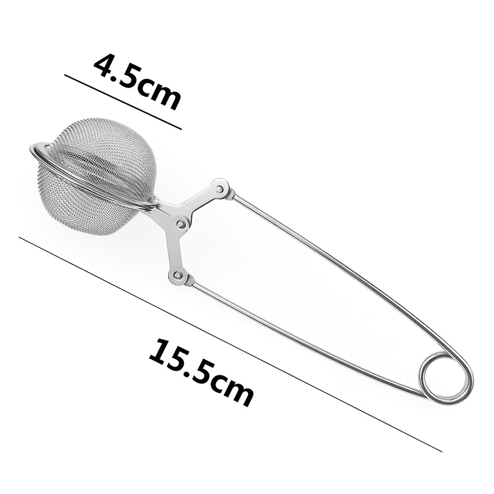 Clip Handle Stainless Steel Tea Infuser Sphere Mesh Tea Strainer Coffee Filter UD88