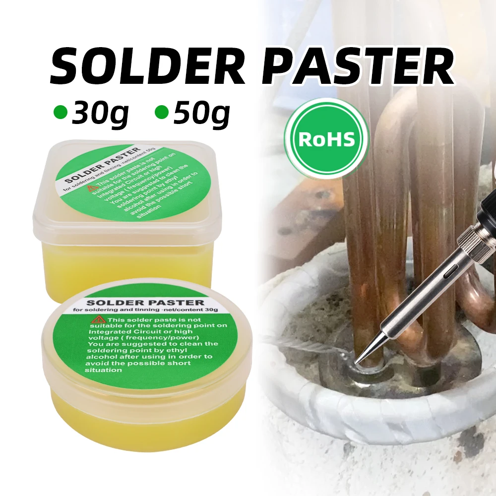 Solder paste is used for wire welding, copper tube and copper sheet welding. Smokeless solder paste is used for low-temperature