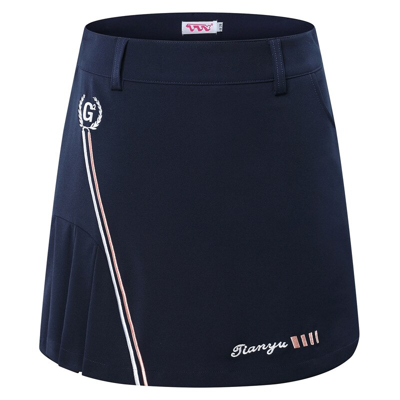 Frauen Falten Felsen Sport Damen Golf Bekleidung Badminton Tischtennis Felsen Frauen Atmungs Komfortable Golf Röcke: Blau / XS