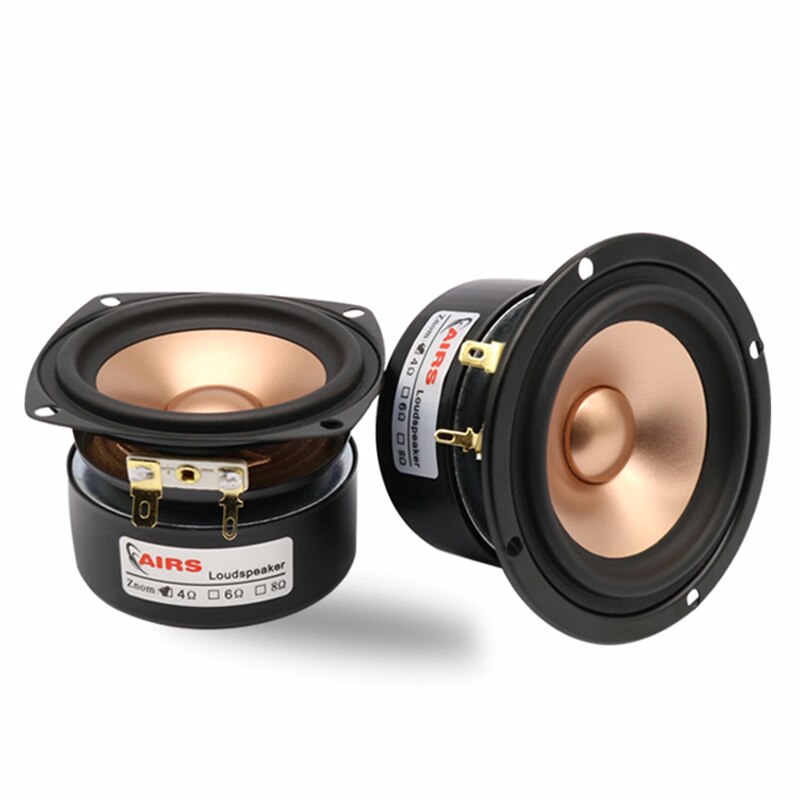 20W 3 Inch Speaker 4~8 Ohm Full Frequency Speaker 1 Pcs Fever HIFI Metal Ceramic Aluminum Basin Home Audio Amplifier Speaker