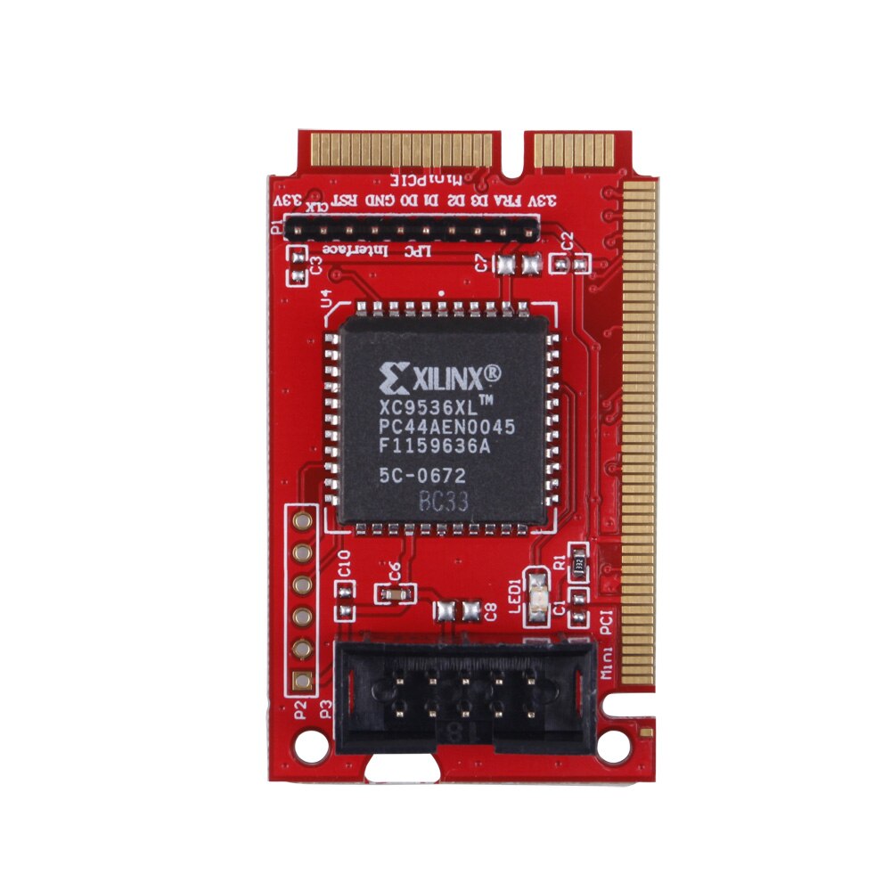För laptop/desktop analysator diagnostikkort mini pci-e pc pci diagnostikkort testare pc debug vykort verktyg