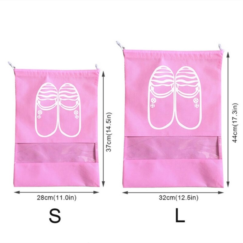 Sport Sporttas Waterdichte Schoenen Zak Draagbare Trekkoord Zak Non-woven Organizador Fitness Gymnastiek Basketbal Voetbalschoenen Tas