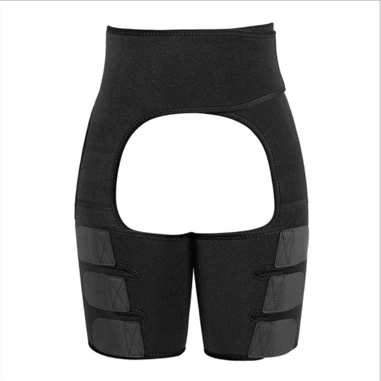 Hip Enhancer Onzichtbare Lift Butt Lifter Shaper Taille Trainer Dij Trimmers Voor Vrouwen Burn Neopreen Warmte Comprimeren Afslanken Riem: black / XL