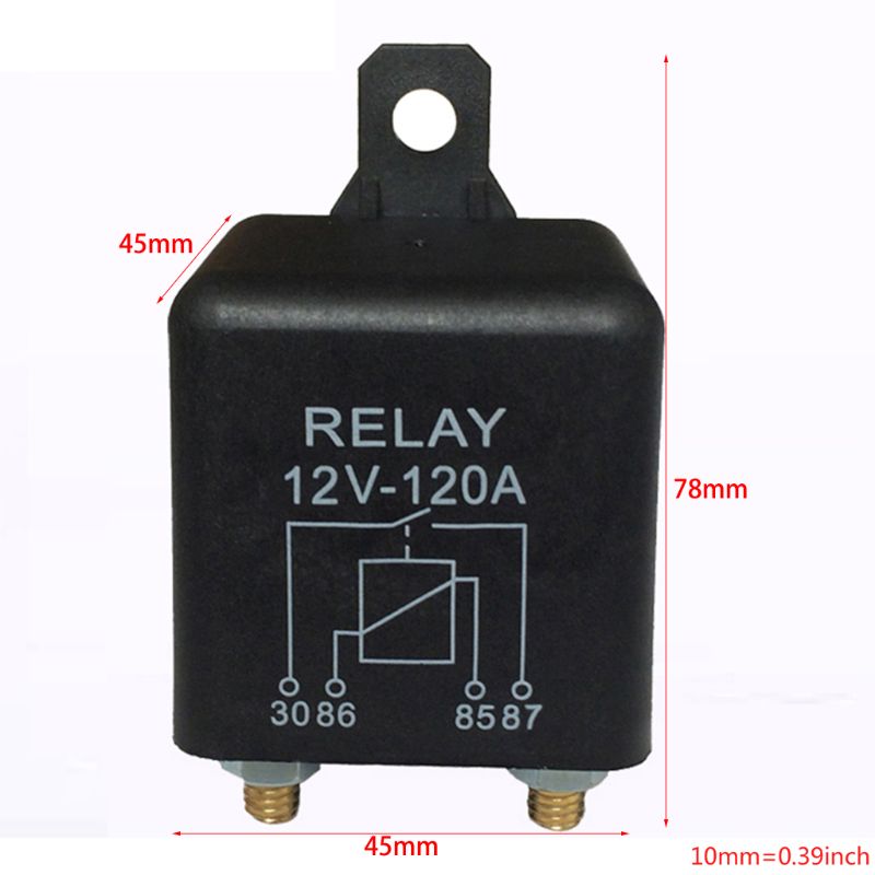 WM686 Car Start Relay 12V 4-Pin Start Relay Heavy Duty Car ONOFF Switch Relay RL180 200A ON/OFF Relay G6KC