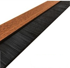 Deurvegen Afdichtingsborstel Zelfklevend Afneembaar Afneembaar 15Mm 2Cm 25Mm 3Cm 35Mm 4Cm 5Cm 55Mm-10Cm Witbruin Houtnerf: CAMEL / 50mm