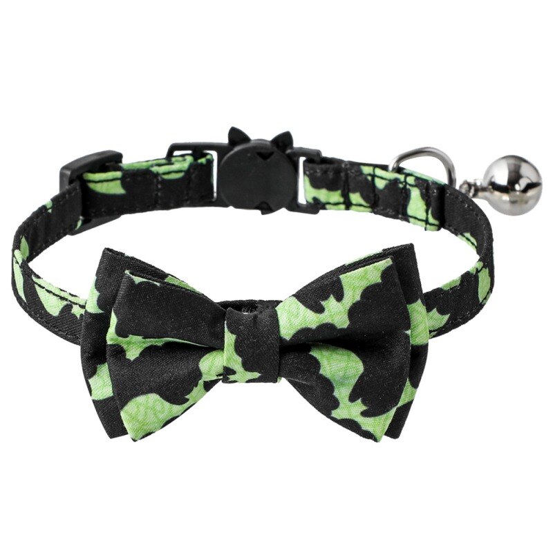 Collar de seguridad para gatos, Collar de liberación rápida para gatitos, Halloween, Navidad, con campana para gatitos y cachorros: Style 2
