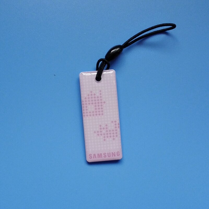 ISO 14443A typ A NFC Samsung blokada drzwi RF klucz karty kij karty IC dla P718/P910/DP728/DP920 karta inteligentna etykietka 13.56MHz linii papilarnych: różowy