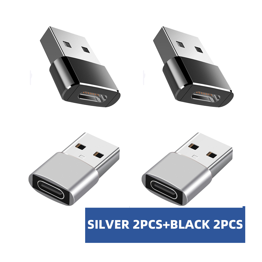 1/2PCS USB 3.0 To Type C OTG Charger Adapter Connector Type-C to USB Male To Type-c Adapt Converter for PC MacBook Car USB ipad: Orange