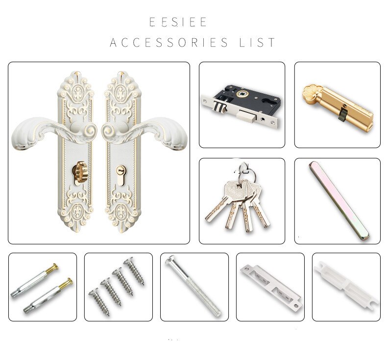 klasyczny wyciszenie sypialni nut klamka blokada bezpieczeństwa podział cichy zamek meble wewnętrznego drzwiowego