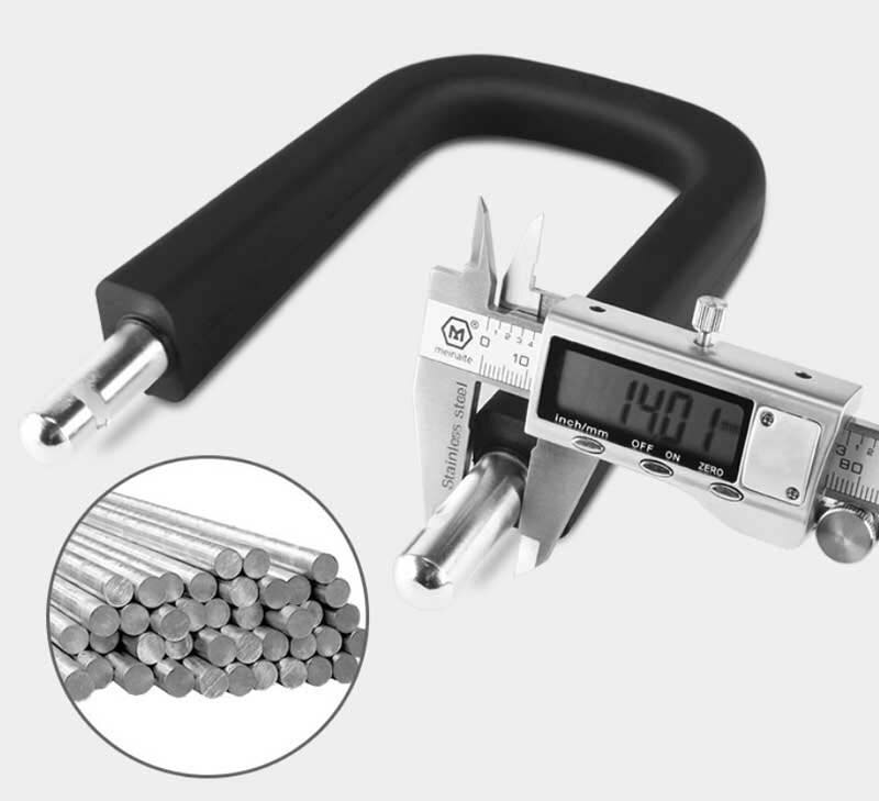 ULAC-cerradura de silicona en forma de U para bicicleta de montaña, antirrobo Universal, fuerte, duradero, de aluminio, anticolisión, de