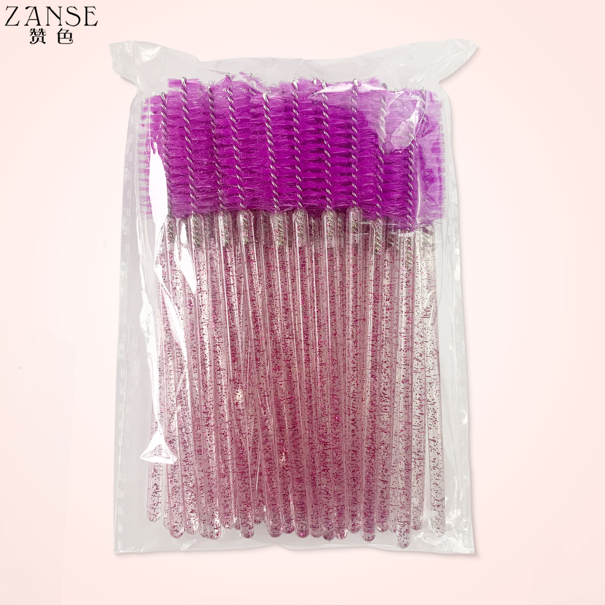 Wegwerp Kristal Wimpers Borstel Kam 5/50 Stuks Wimpers Extension Mascara Wands Make-Up Professionele Make-Up Beauty Tool: Black
