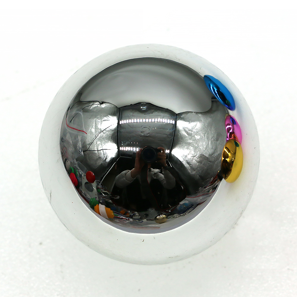 1pc x 35mm förkromad kultopp med mutter för joystick sanwa arkadkommando retro spelmaskin snk neo geo diy flipperspeldelar: Vit