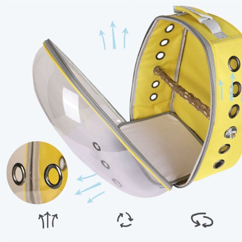 Kat Hond Rugzak Huisdier Papegaai Carrier Bag Transparante Capsule Rugzak Voor Wandelen