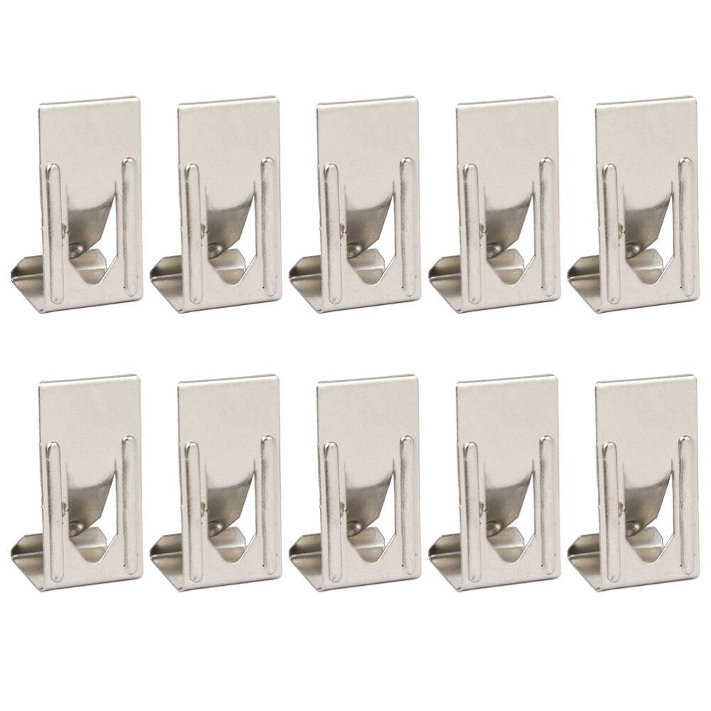100 stuks fotolijstklemmen, fotohangers, fotohaken voor het ophangen van fotolijsten (zilver)