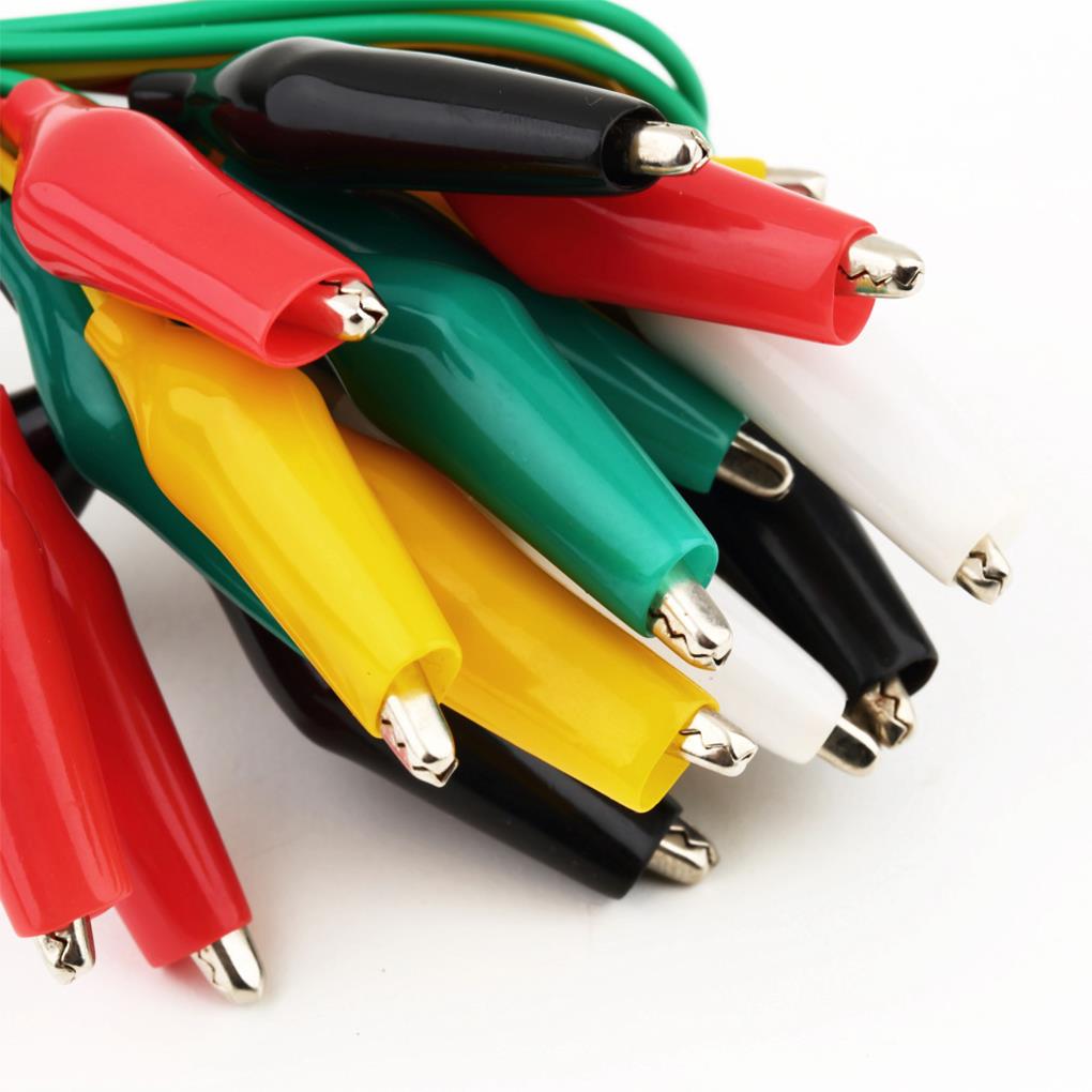 10pcs Alligator Clips Cable Double-ended Alligator Test Leads Wires Jumper Wires Cable double-ended alligator clips