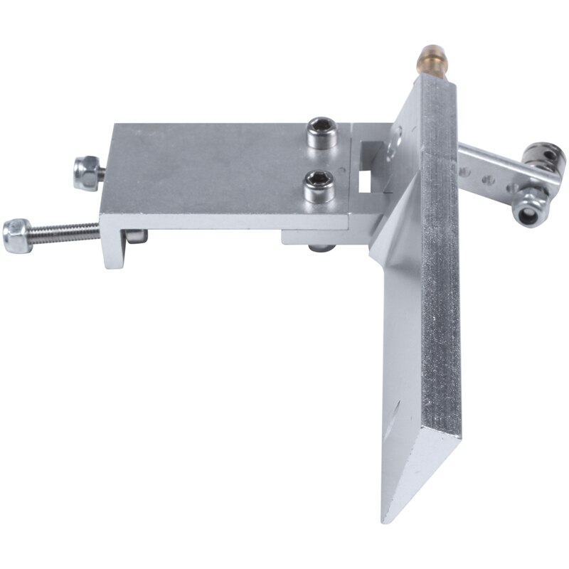 Long gouvernail en aluminium de bateau de Rc avec la direction absorbante de ramassage d'eau pour le modèle à télécommande de gaz électrique partie Cnc(75Mm)