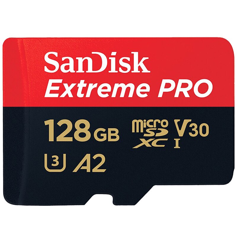 SanDisk karta MicroSD 128GB 256GB 512GB karta pamięci SDHC/SDXC 32GB 64GB karta Class10 TF dla smartfonów drony monitorowanie wideo: Extreme PRO 128GB A2