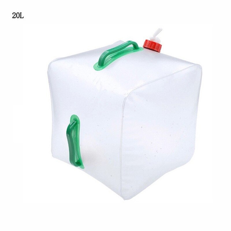 2L/10L/20L Opvouwbare Waterzak Grote Capaciteit Fietsen Drinkwater Container Outdoor Reizen Camping Water Bag Sport apparatuur: 20L