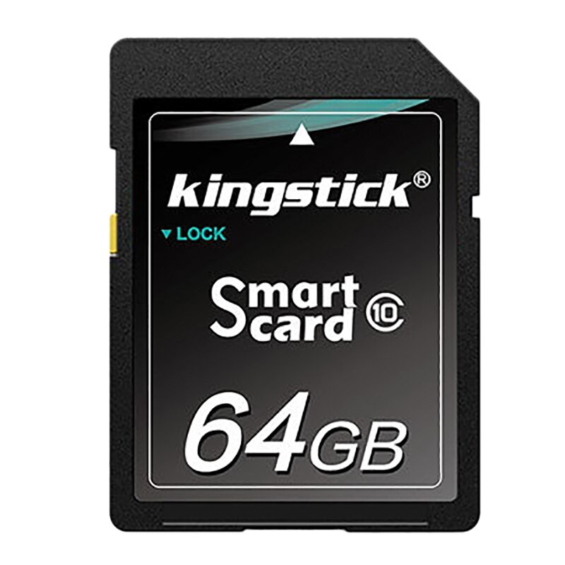 Kingstick 64Gb Geheugenkaart Sd-kaart Klasse 10 Flash Geheugenkaart Sd Flash Card Camera Geheugenkaart Camera Sd kaart