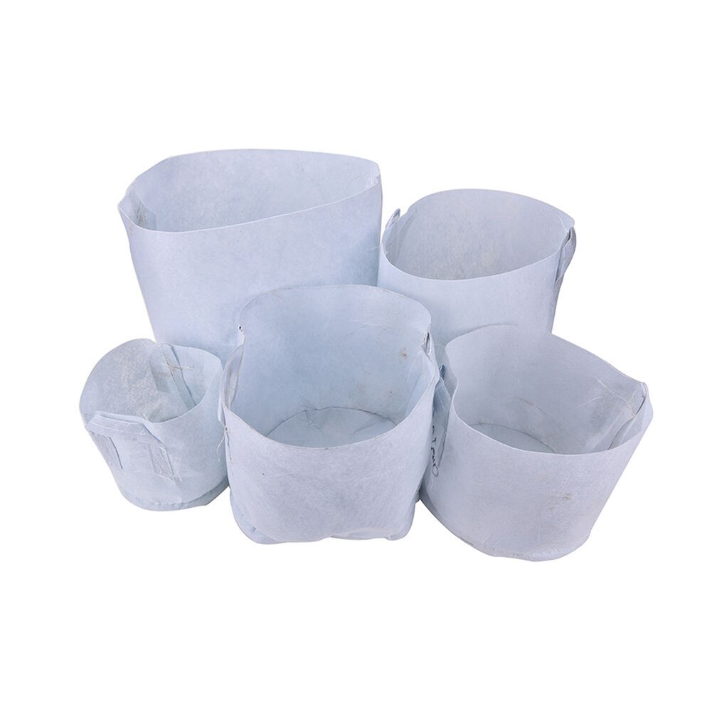 2/3/5/7/17 liter stoff vokse poser pustende pottemaker planter råtne posere beholder plante smarte pottemaker med håndtak hageartikler