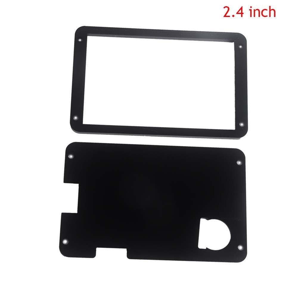 Acryl Zwart Case Voor Nextion Verbeterde Display Module 2.4/2.8/3.2/3.5/4.3/5.0/ 7.0 Inch Acryl Nextion Case: for 2.4inch