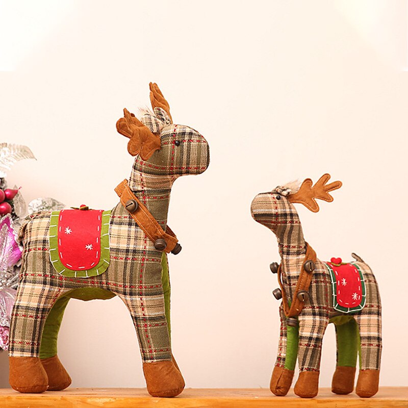 Scottish Style Elk Christmas Small Ornaments Christmas Decorations Old Man Snowman