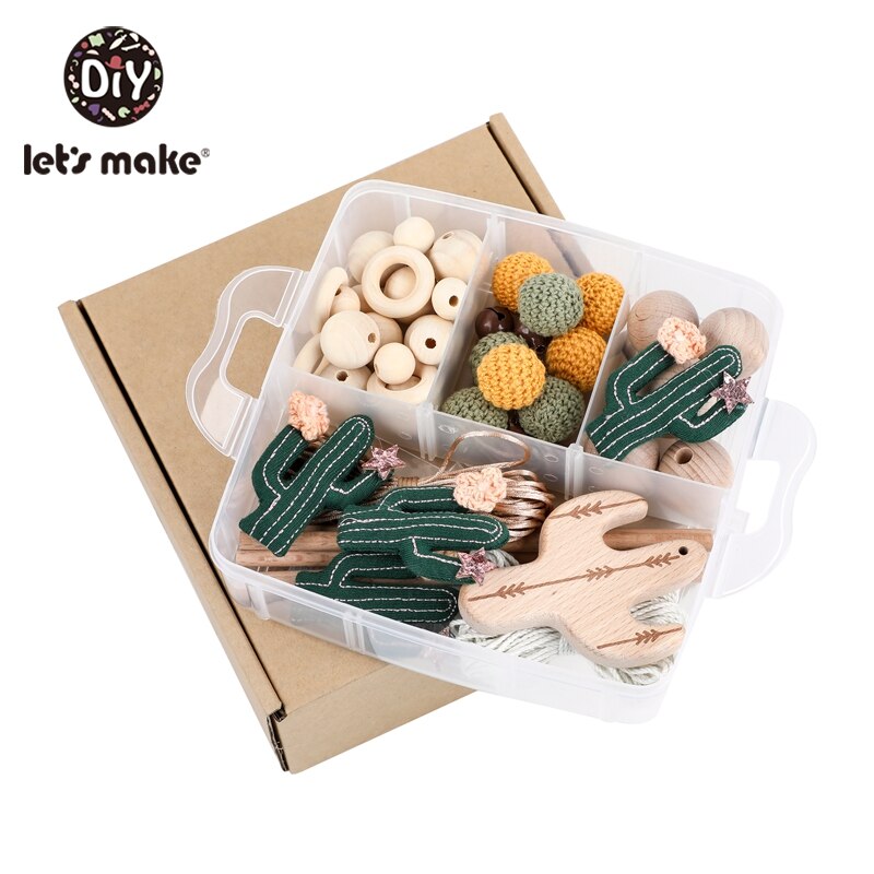 Lassen'S Machen 1einstellen Holz Ring Tuch Cantus Buche Holz Häkeln Perlen Baby Krippe Handy, Mobiltelefon Bettwäsche Rassel BeißRing Spielzeug Holz beißRing