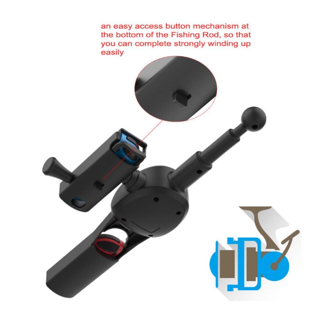 Canna da pesca per Nintendo interruttore kit controllore di gioco per pesca rotante per negozi basso pro e pesca arbitraria per NS interruttore