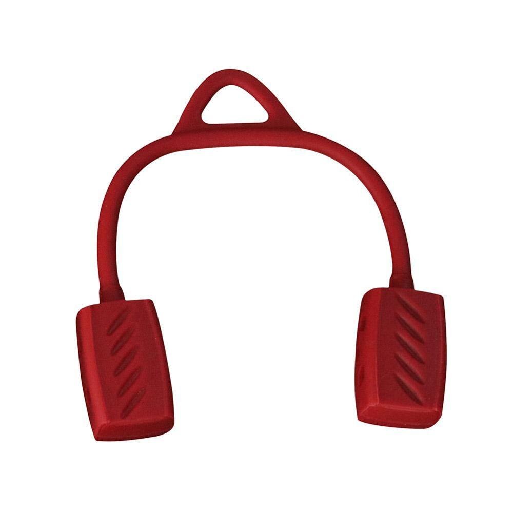 Gezicht Kauwspieren Mannen N Go Mond Kaaklijn Jawrsize Kaak Muscle Exerciser Chew Ball Chew Bite Breaker Training: red