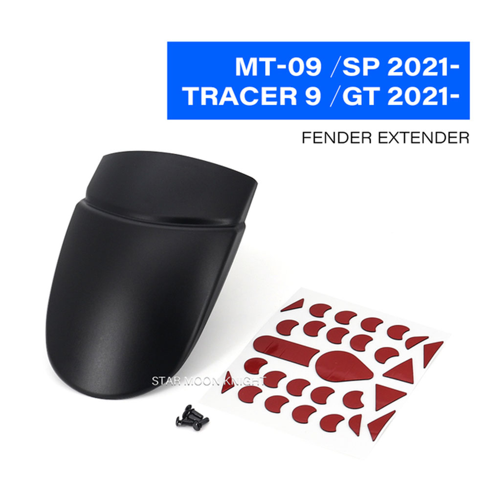 Para Yamaha MT09 MT-09 MT 09 SP Tracer 9 Tracer 900 GT -accesorios de motocicleta extensión extensora de guardabarros delantero: Default Title