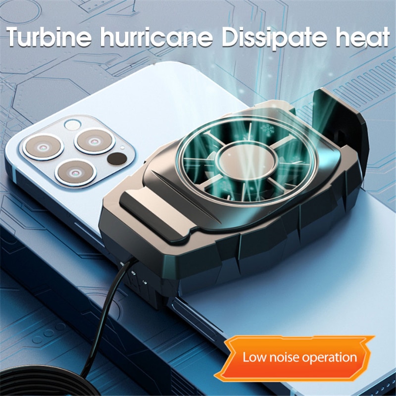 Universal Mobile Phone USB Game Cooler System Cooling Fan Gamepad Holder Stand Radiator