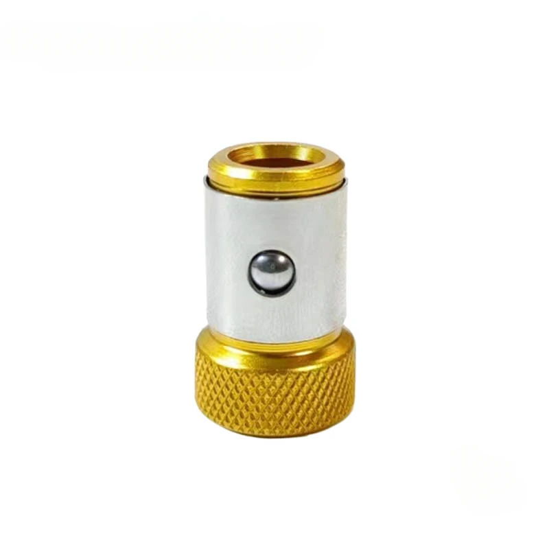 Magnetisk ringskrutrekker bitsholder kryss phillips magnet 1/4 sterk magnetiserer avtakbar del adapter skrutrekker elektroverktøy: Grønn