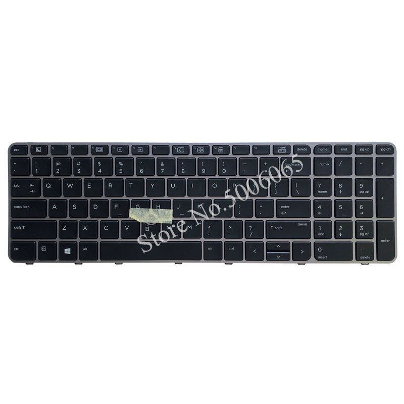 Us Laptop Toetsenbord Voor Hp Elitebook 850 G3 Zbook 15u G3 Geen Backlit Met Point Stick