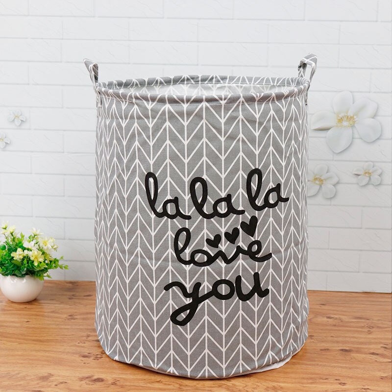 Household cloth dirty laundry storage basket large capacity waterproof toys organizer box folding laundry basket