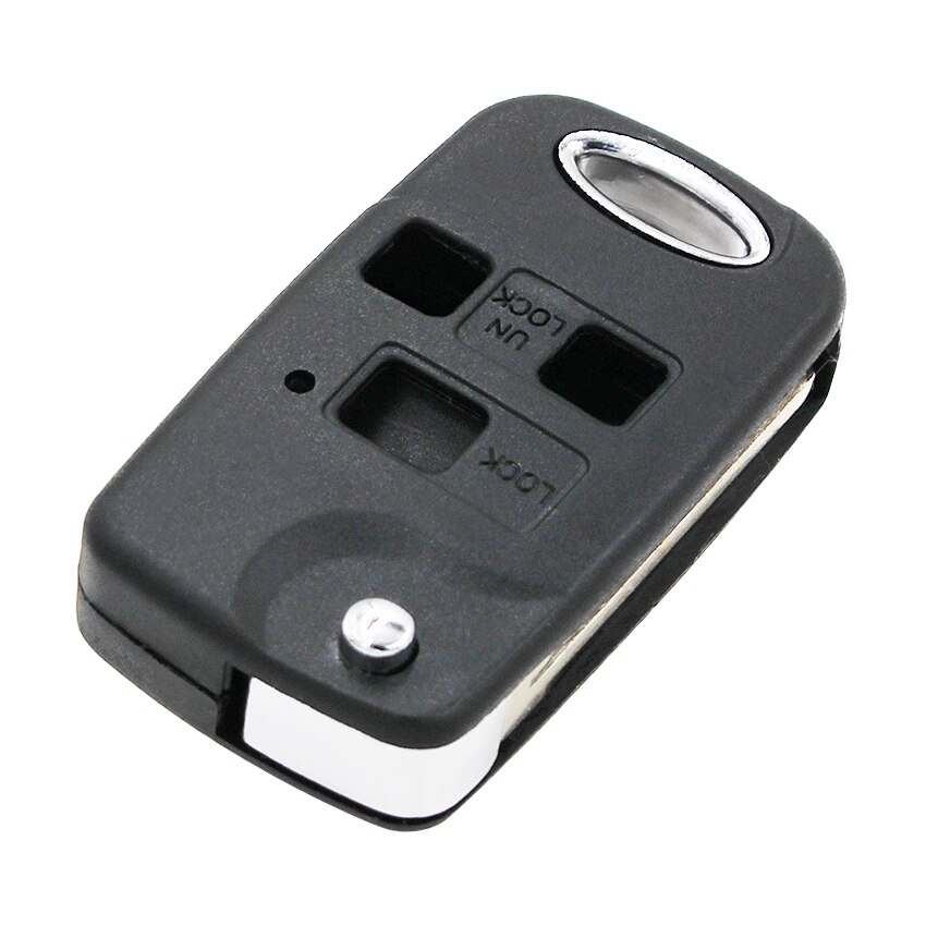 Replacement 3 Button Flip Conversion Key Fob Case Folding Remote Key Shell for Toyota Celica Avensis RAV4 Prado Camry TOY43