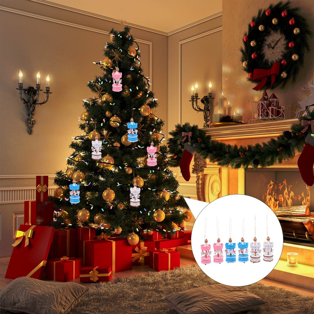 Lovely Durable Practical Merry-go-round Ornament Home Decoration: Assorted Color 3