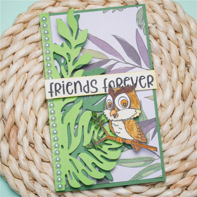 InLoveArts tropikalne liście granicy metalu wykrojniki szablony umierać skaleczenie dla DIY karta papierowa robić scrapbookingu wytłaczanie dekoracyjne rękodzieło