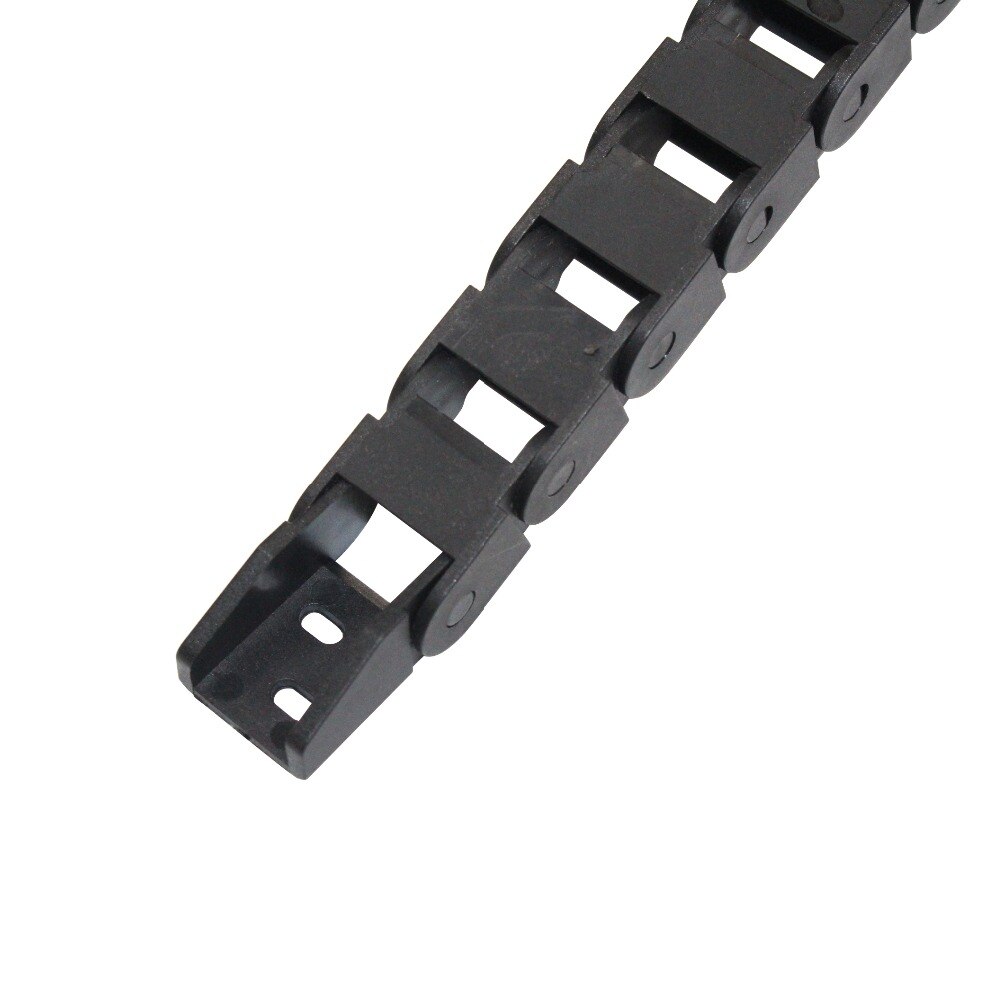 7x15mm 7*15mm L1000mm Cable Drag Chain Wire Carrier with End Connectors for CNC Router Machine Tools