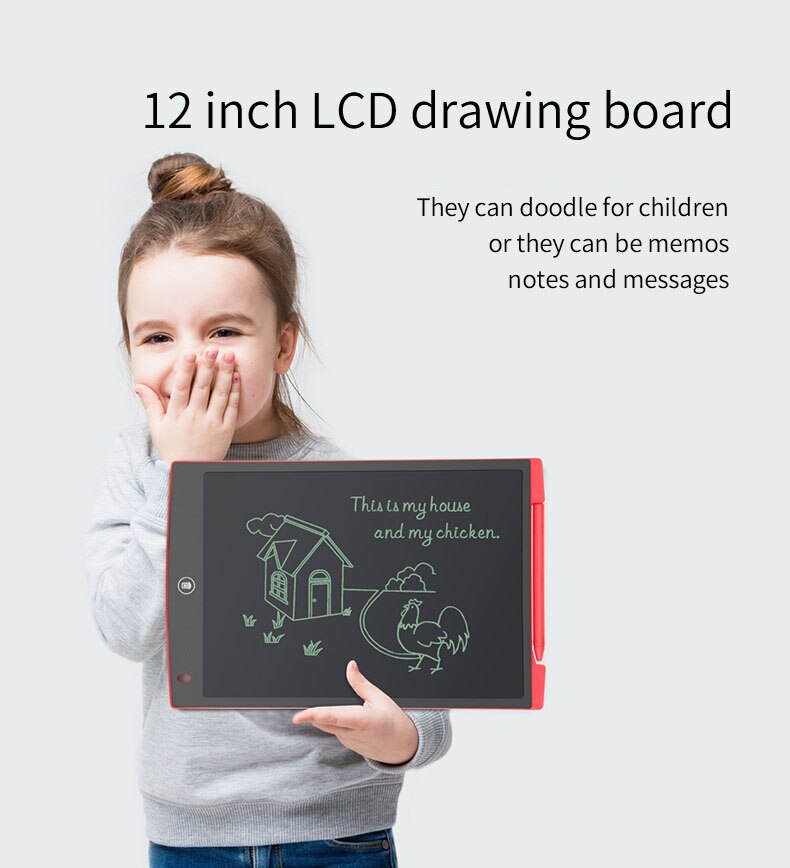 12 Inch LCD Writing Tablet Writing Pad Handwriting Pads